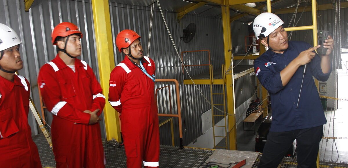 suasana pelatihan gas tester di davai karya pratama